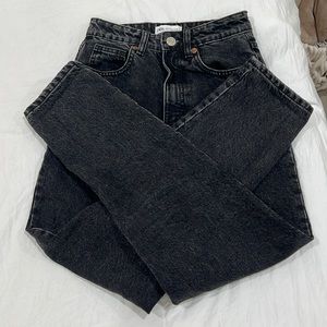 ZARA Black Mom Jean